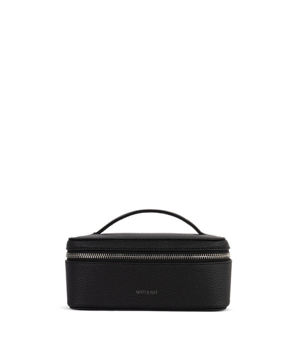 JULE Vegan Vanity Case - Grain | Color: Black - variant::black