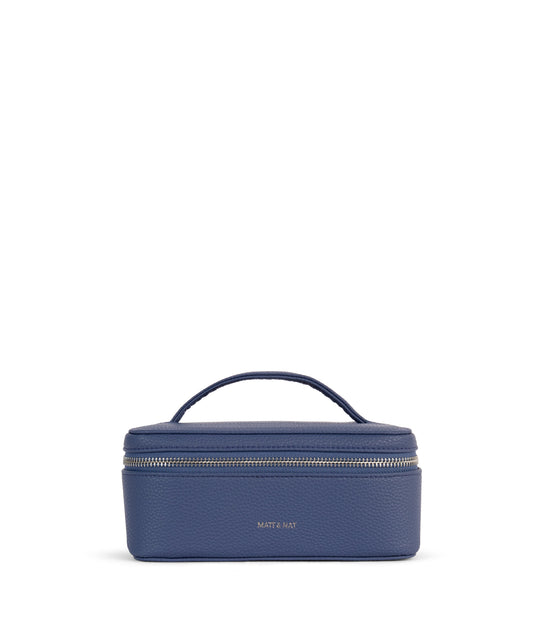 JULE Vegan Vanity Case - Grain | Color: Blue - variant::blueberry