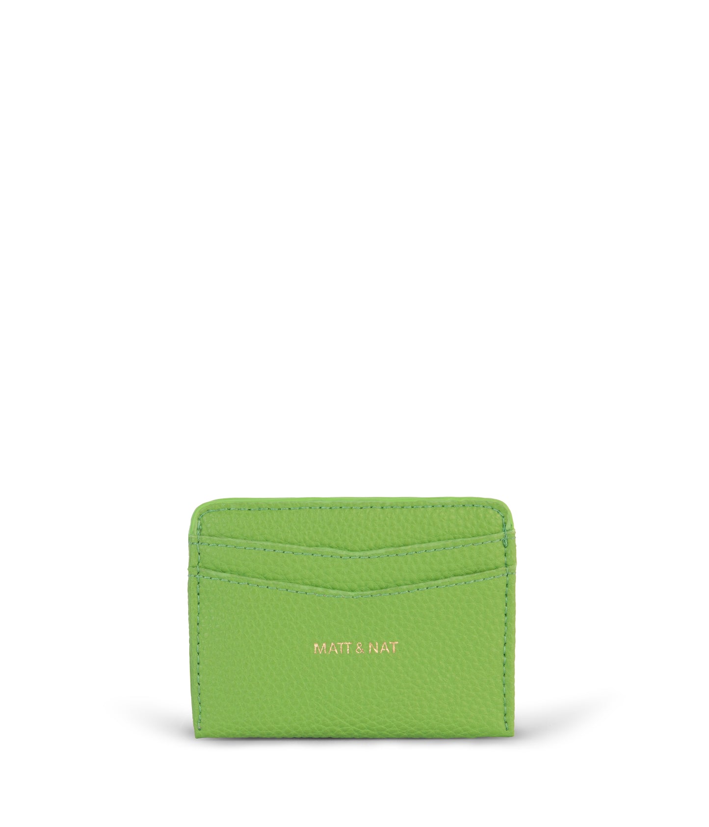 JUNYA Vegan Card Holder - Grain | Color: Green - variant::peppermint