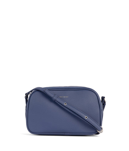 PAIR Vegan Crossbody Bag - Grain | Color: Blue - variant::blueberry