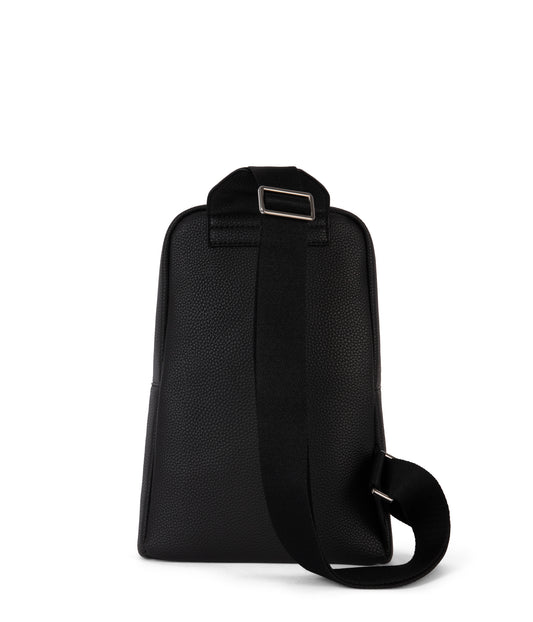 ALLAR Vegan Sling Bag - Grain | Color: Black - variant::black