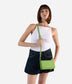 BEE Vegan Crossbody Bag - Grain | Color: Green - variant::peppermint