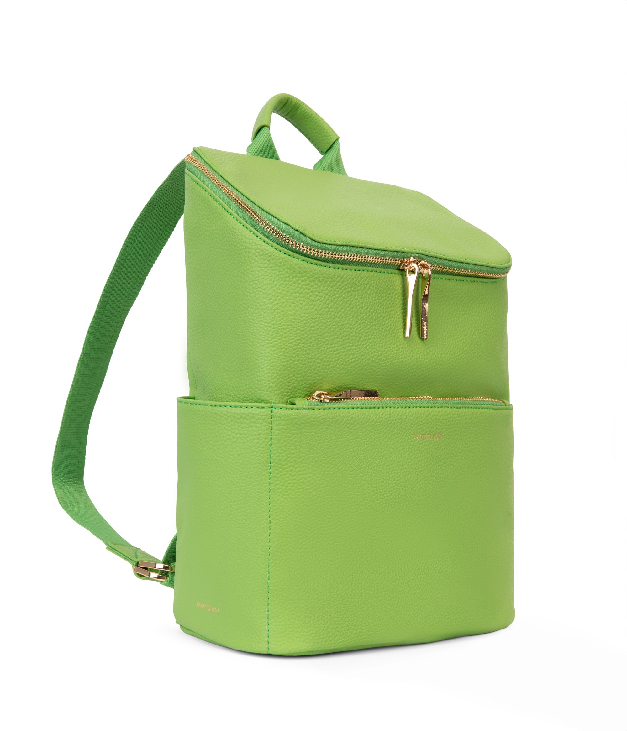 brave faux leather backpack matt & nat BRAVE Vegan Backpack - Grain