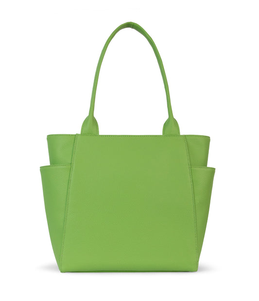 IONA Vegan Tote Bag - Grain | Color: Green - variant::peppermint