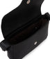 ISABELLE Vegan Shoulder Bag – Grain | Color: Black - variant::black