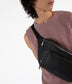 KORA Vegan Belt Bag - Grain | Color: Black - variant::black