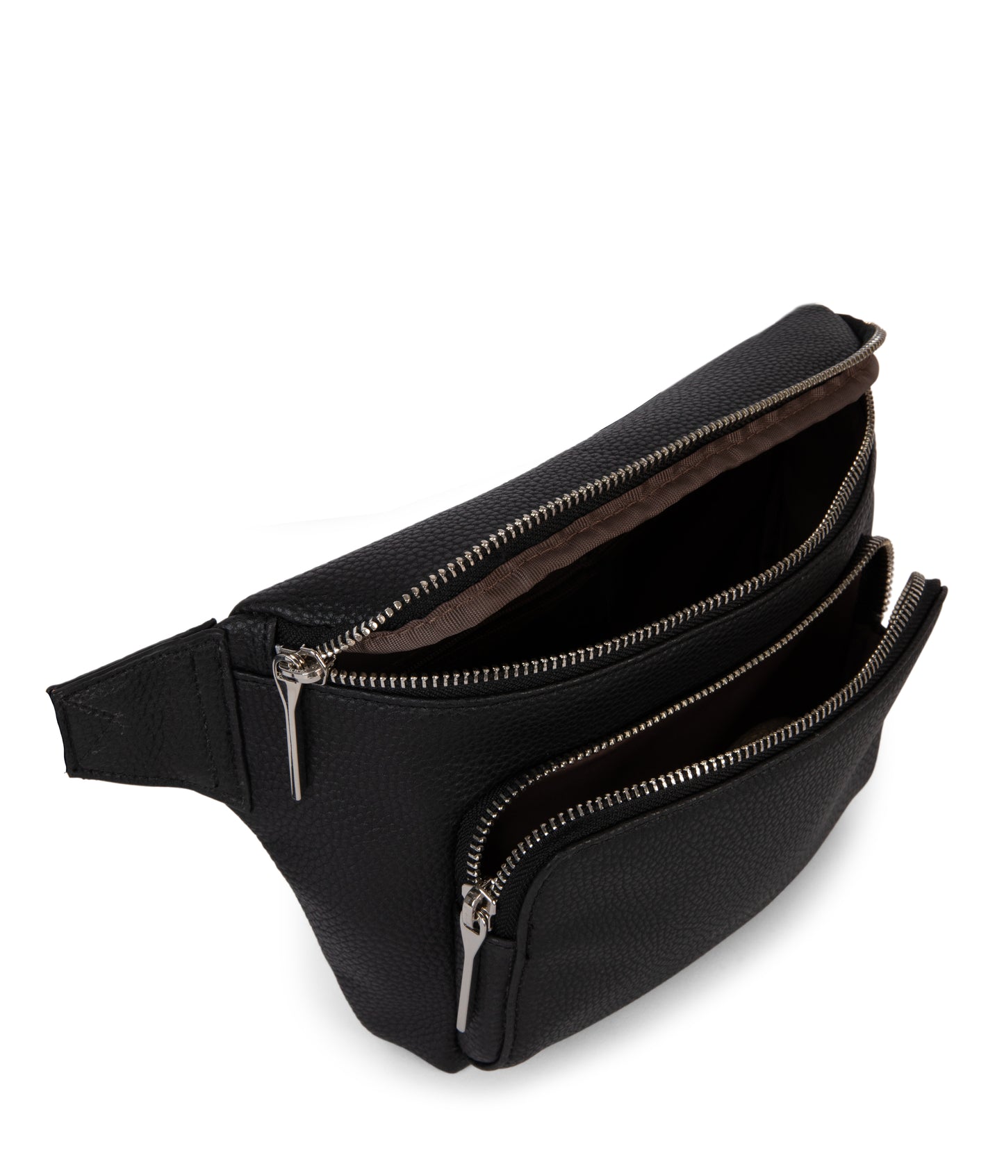 KORA Vegan Belt Bag - Grain | Color: Black - variant::black