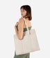 LUSIK Vegan Tote Bag – Grain | Color: Beige - variant::oat