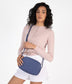 PAIR Vegan Crossbody Bag - Grain | Color: Blue - variant::blueberry