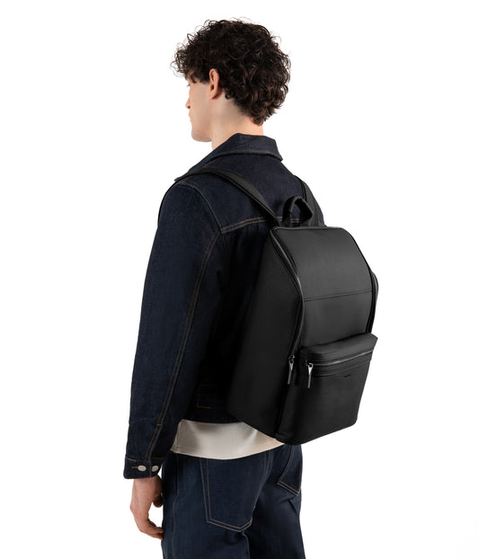 REMI Vegan Backpack – Grain | Color: Black - variant::black