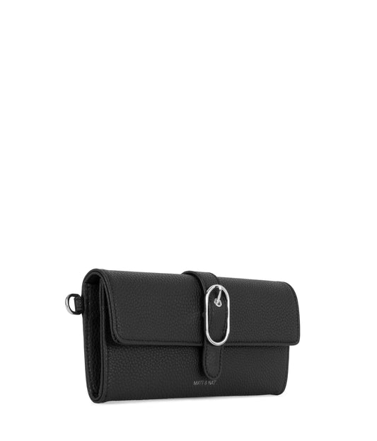 SEUN Vegan Wallet – Grain | Color: Black - variant::black