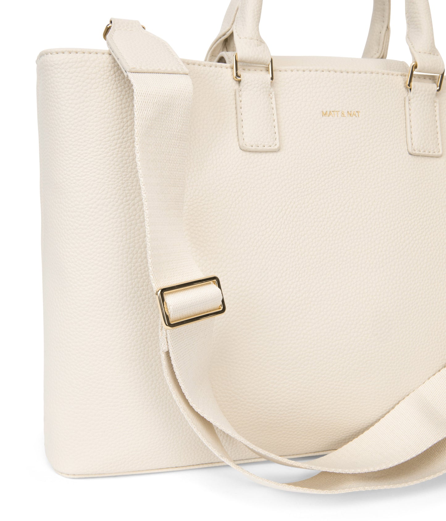 SEVYN Vegan Satchel - Grain | Color: Beige - variant::oat