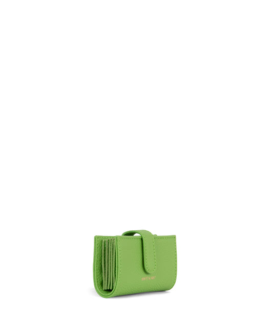 CREPE Vegan Accordion Card Holder – Grain | Color: Green - variant::peppermint