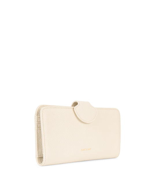 FLOAT Vegan Wallet - Grain | Color: Beige - variant::oat