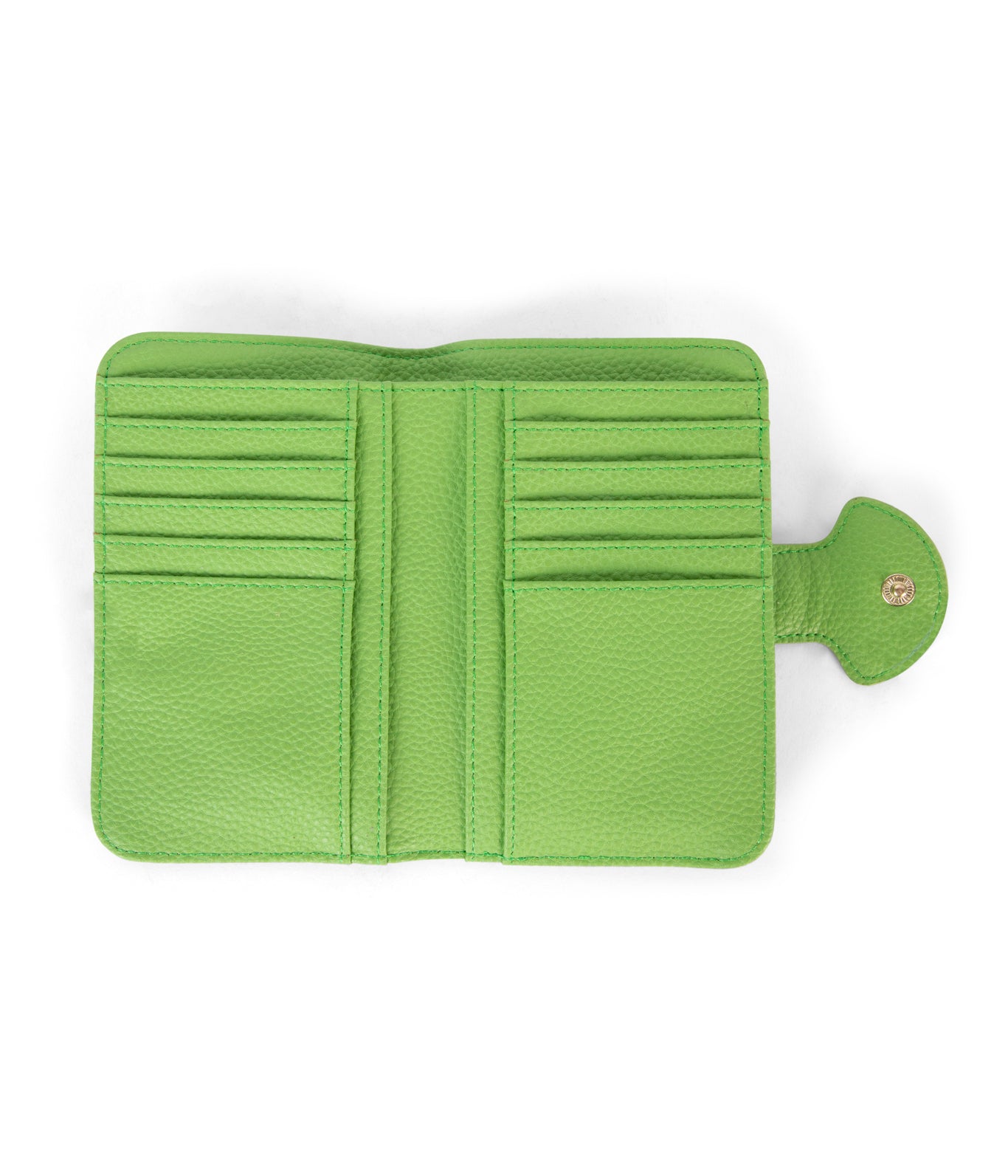 FLOATSM Small Vegan Wallet - Grain | Color: Green - variant::peppermint