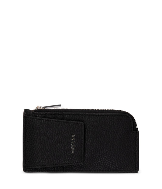 GRATZ Vegan Wallet - Grain | Color: Black - variant::black