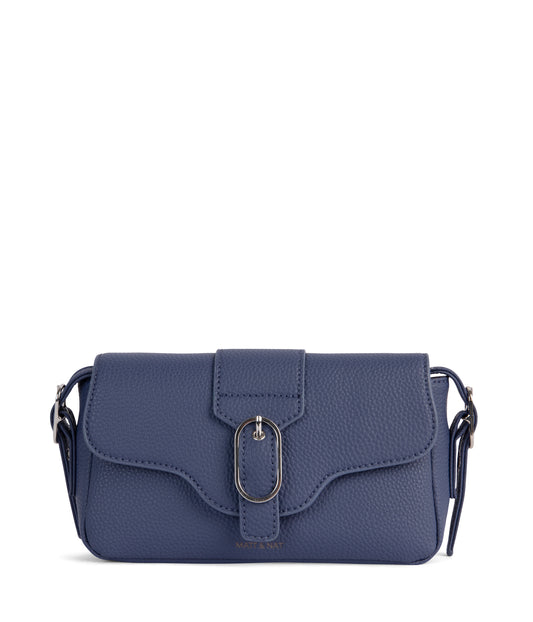 ISABELLE SM Vegan Crossbody Bag – Grain - blueberry