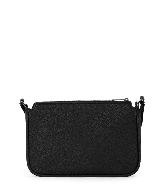 IVY Vegan Crossbody Bag - Grain | Color: Black - variant::black