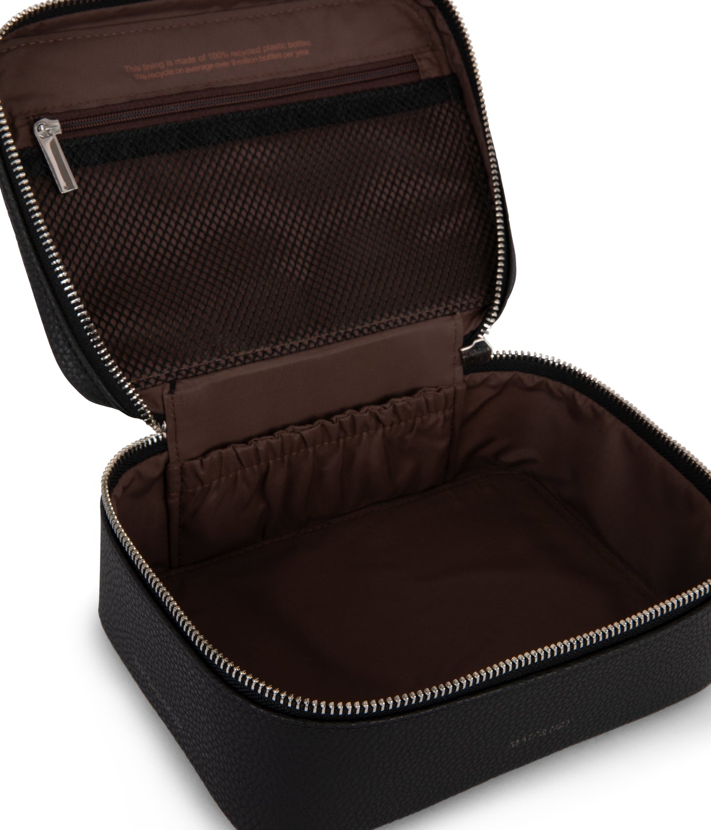 JULE Vegan Vanity Case - Grain | Color: Black - variant::black