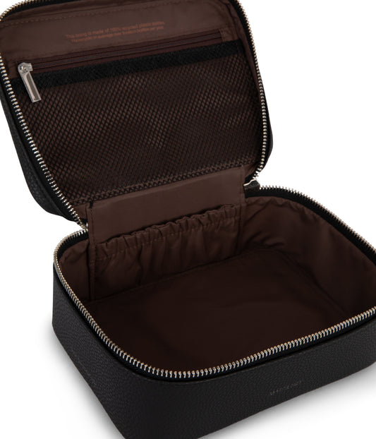 JULE Vegan Vanity Case - Grain | Color: Black - variant::black