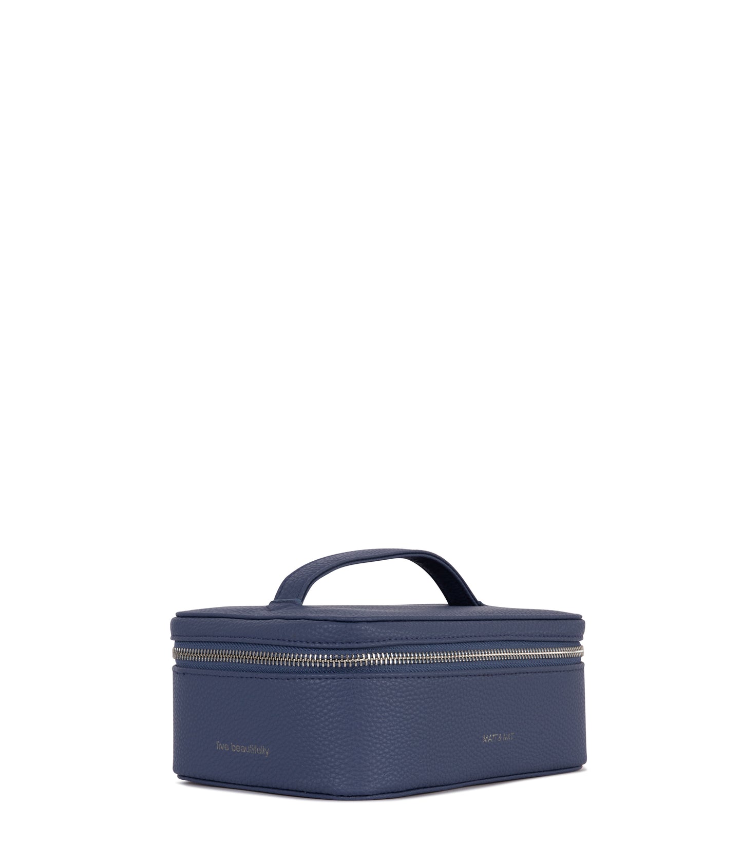 JULE Vegan Vanity Case - Grain | Color: Blue - variant::blueberry