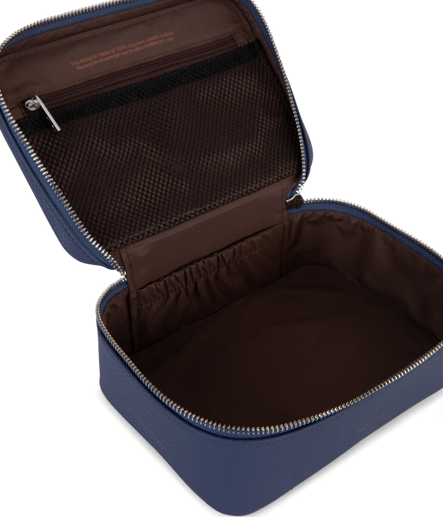 JULE Vegan Vanity Case - Grain | Color: Blue - variant::blueberry