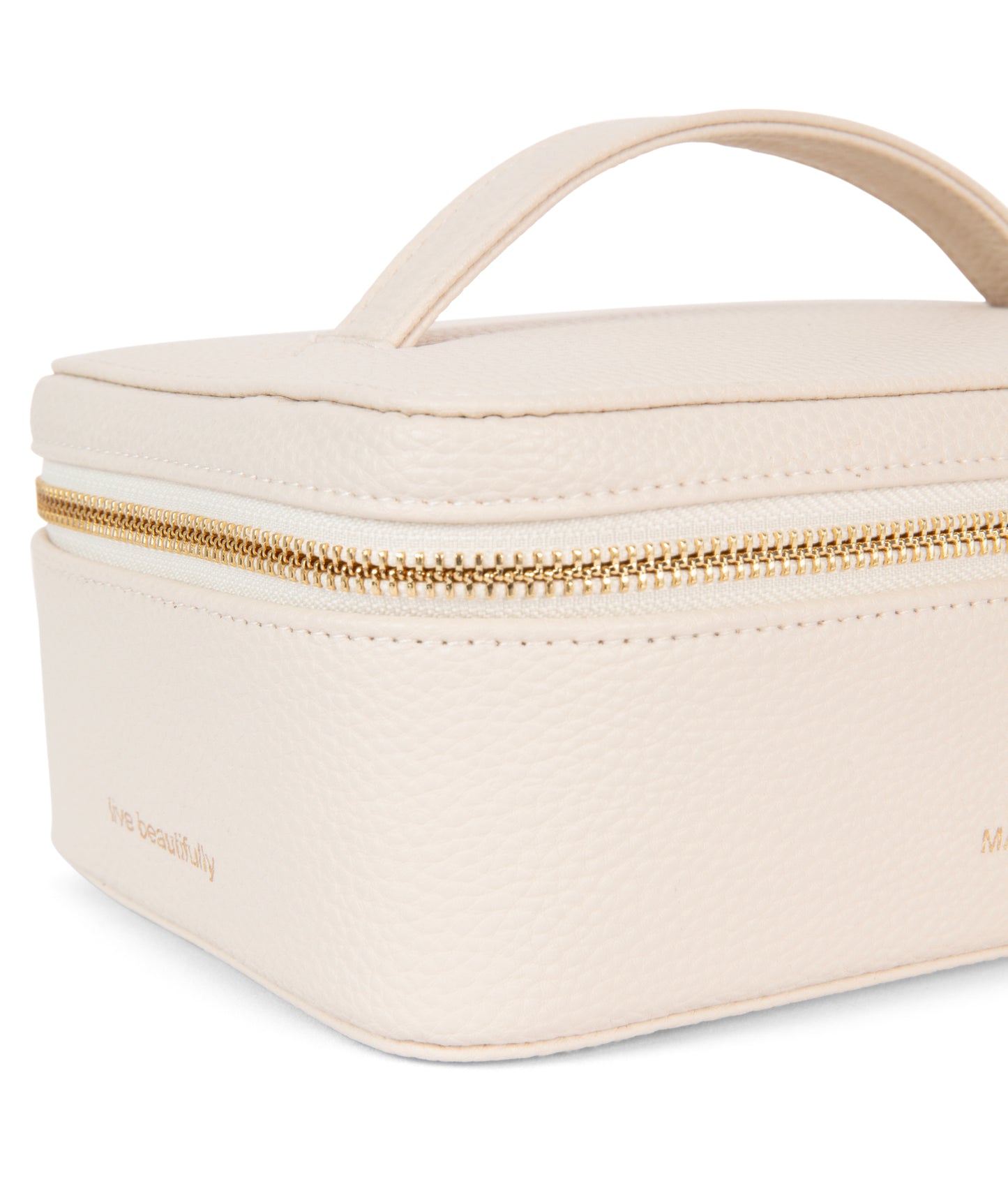 JULE Vegan Vanity Case - Grain | Color: Beige - variant::oat