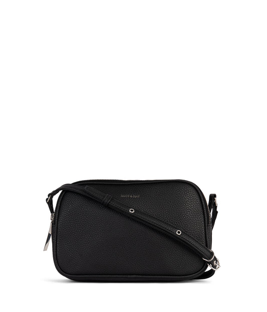 PAIR Vegan Crossbody Bag - Grain | Color: Black - variant::black