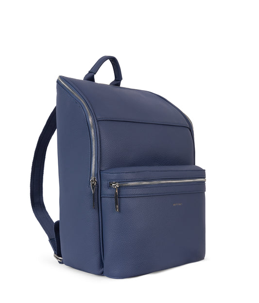 REMI Vegan Backpack – Grain | Color: Blue - variant::blueberry