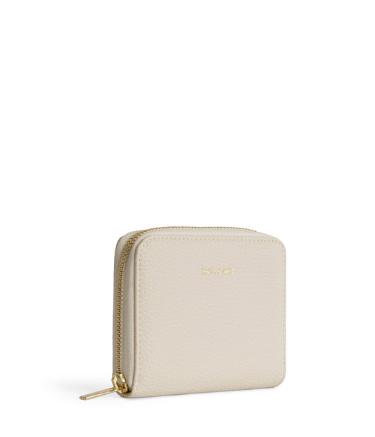 RUE Small Vegan Zip Wallet - Grain | Color: Beige - variant::oat