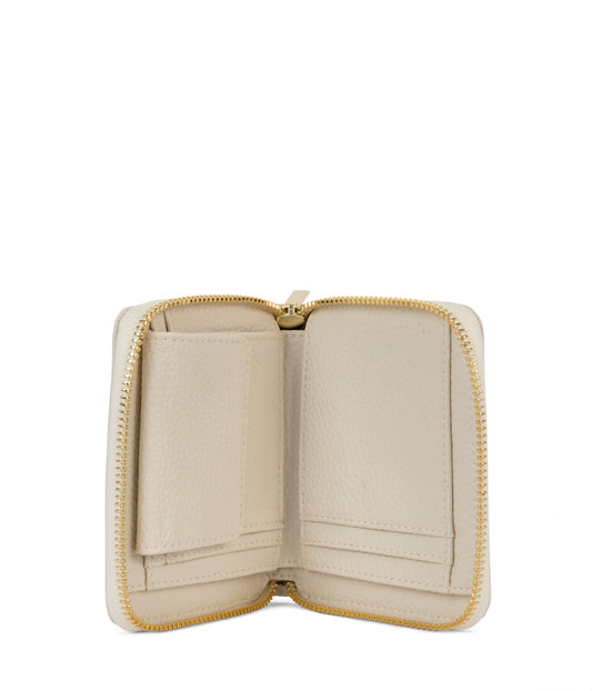 RUE Small Vegan Zip Wallet - Grain | Color: Beige - variant::oat