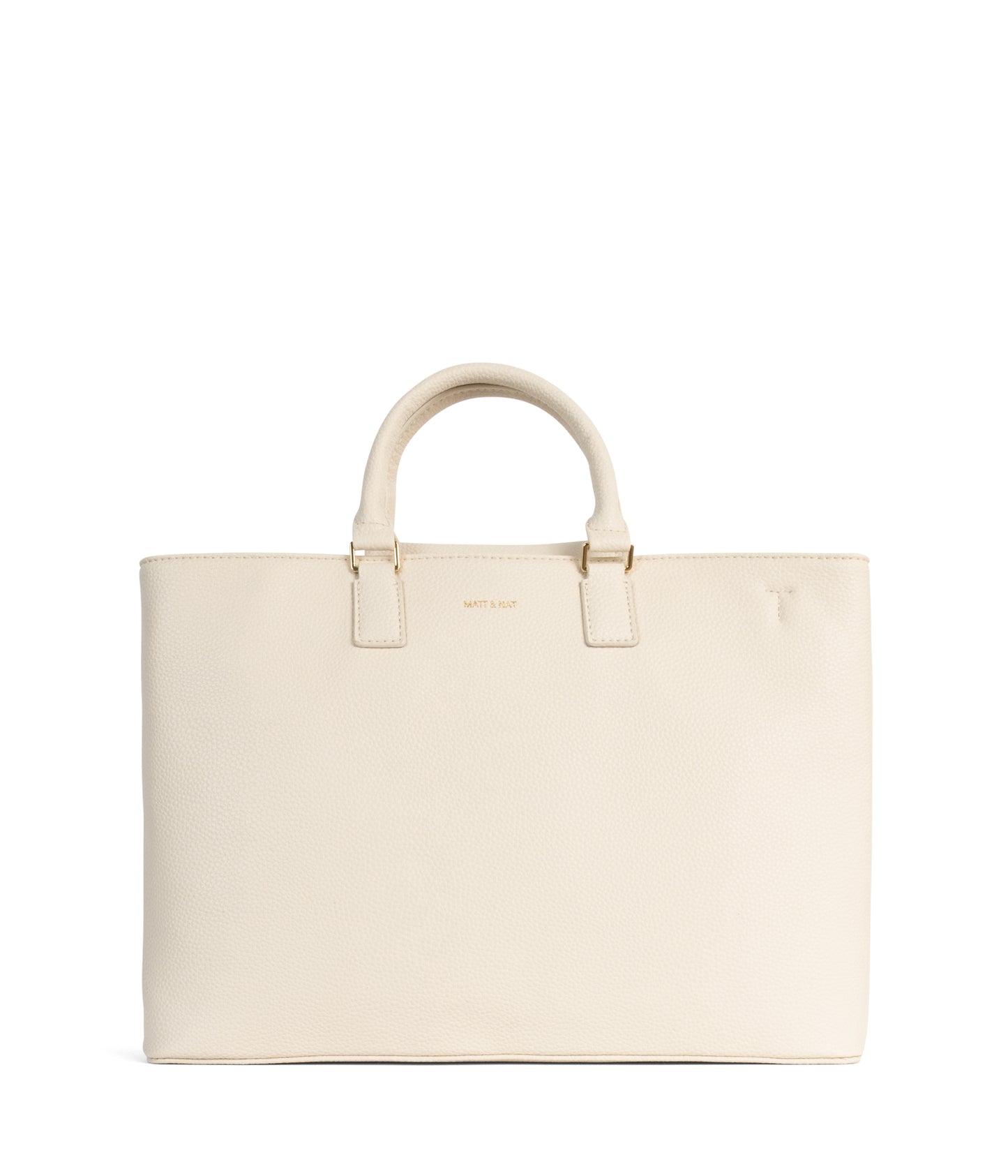 SEVYN Vegan Satchel - Grain | Color: Beige - variant::oat