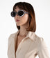 LUNA Aviator Recycled Sunglasses | Color: Grey - variant::grey