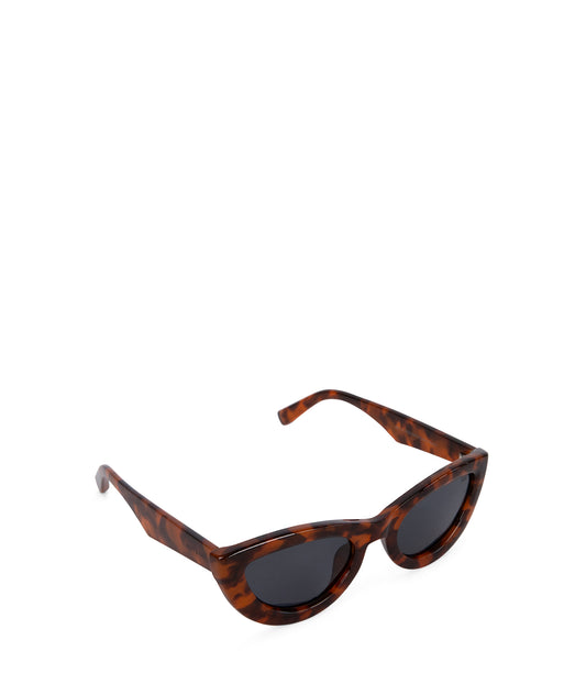 BELLA Cat-Eye Recycled Sunglasses | Color: Brown - variant::print