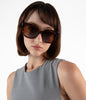 CLEA Wayfarer Sunglasses | Color: Brown - variant::brown