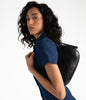 MARI Vegan Shoulder Bag - Theme | Color: Black - variant::black