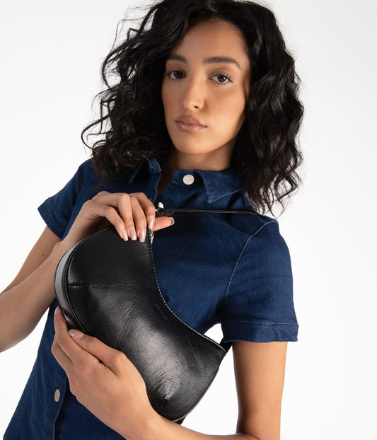 MARI Vegan Shoulder Bag - Theme | Color: Blue - variant::indigo