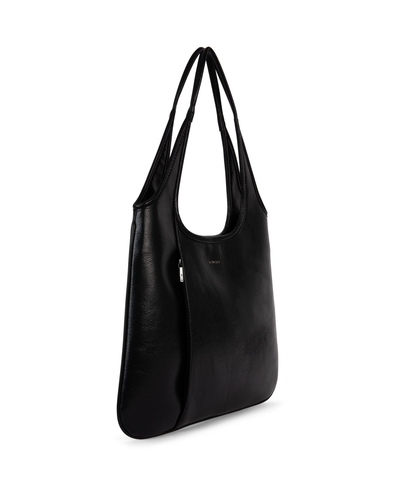 PORTO Vegan Hobo Bag - Theme | Color: Black - variant::black