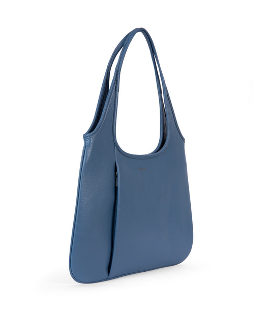 PORTO Vegan Hobo Bag - Theme | Color: Blue - variant::indigo