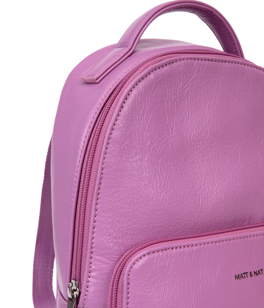 CAROSM Small Vegan Backpack - Theme | Color: Pink - variant::candy