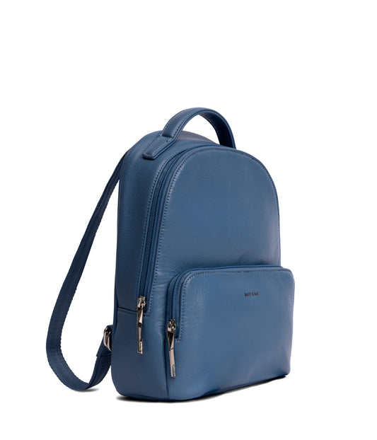 CAROSM Small Vegan Backpack - Theme | Color: Blue - variant::indigo