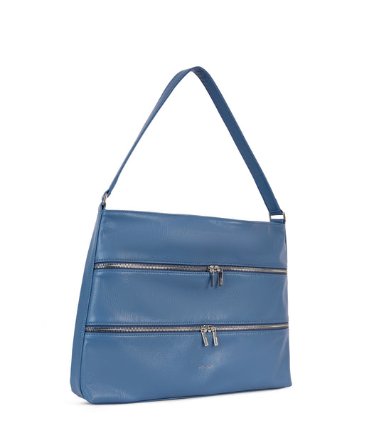 MALENE Vegan Shoulder Bag – Theme | Color: Blue - variant::indigo