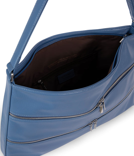 MALENE Vegan Shoulder Bag – Theme | Color: Blue - variant::indigo