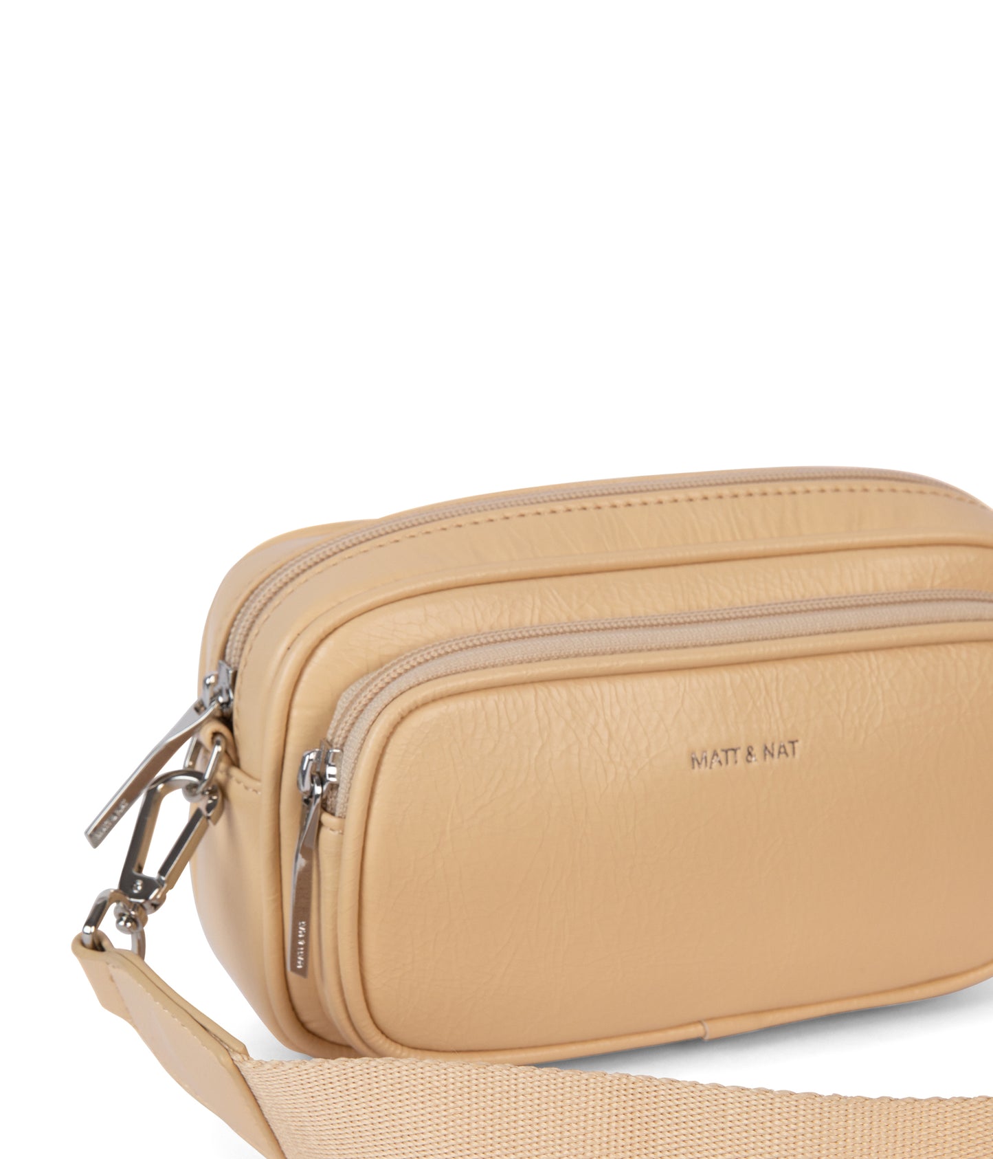 SOLEIL Vegan Crossbody Bag - Theme | Color: Beige - variant::pancake