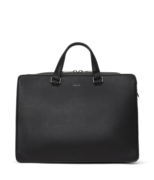 DAVID Vegan Briefcase - Vintage | Color: Black - variant::black