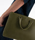 DAVID Vegan Briefcase - Vintage | Color: Brown - variant::chili