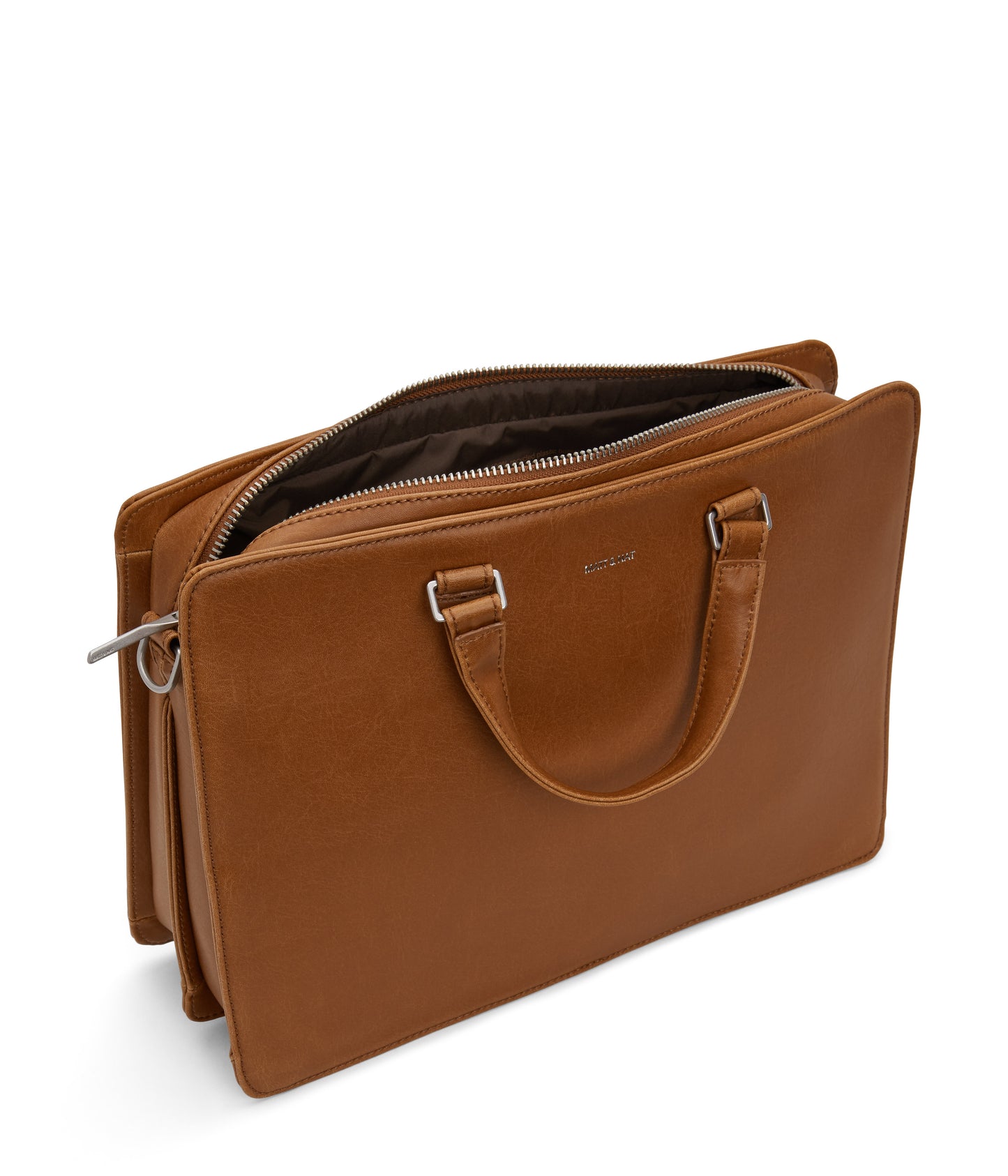 DAVID Vegan Briefcase - Vintage | Color: Brown - variant::chili