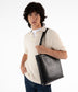 KOE Vegan Tote Bag - Vintage | Color: Black - variant::black