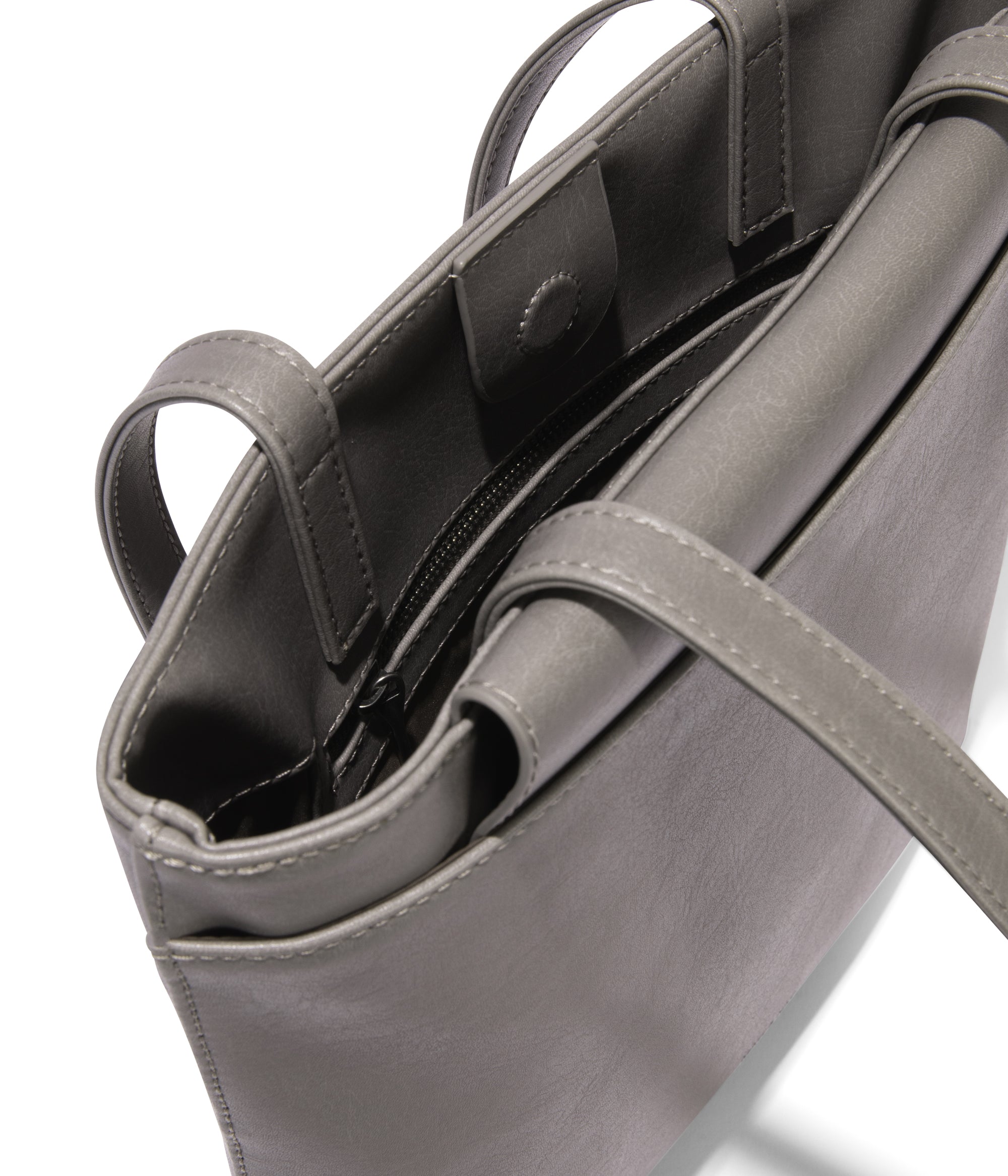 ❤️ EYELETS NYLON TOTE BAG (GREY) 3213B KOE Vegan Tote Bag - Vintage | Matt & Nat Canada