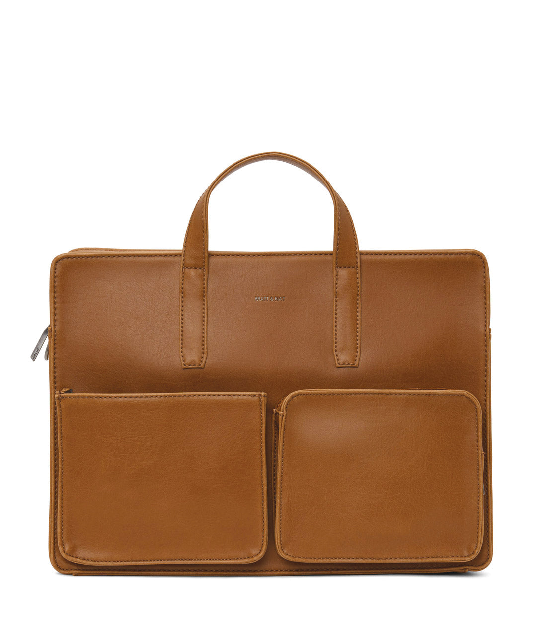 SOREN Vegan Briefcase - Vintage | Color: Brown - variant::chili